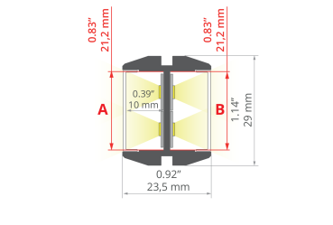 LED Pendelleuchte GIZA-DUO-LL